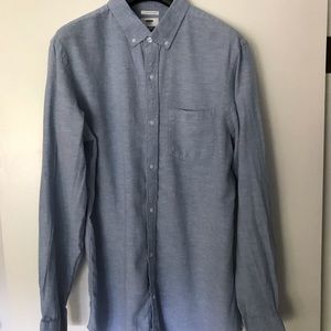 Old Navy Button-down. Large, Tall, Slim Fit.